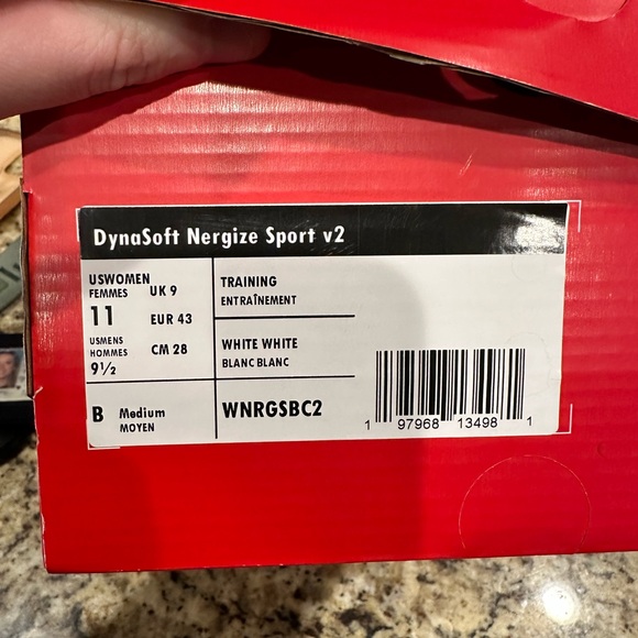 New Balance White and Multicolor Athletic Shoes - Picture 4 of 4